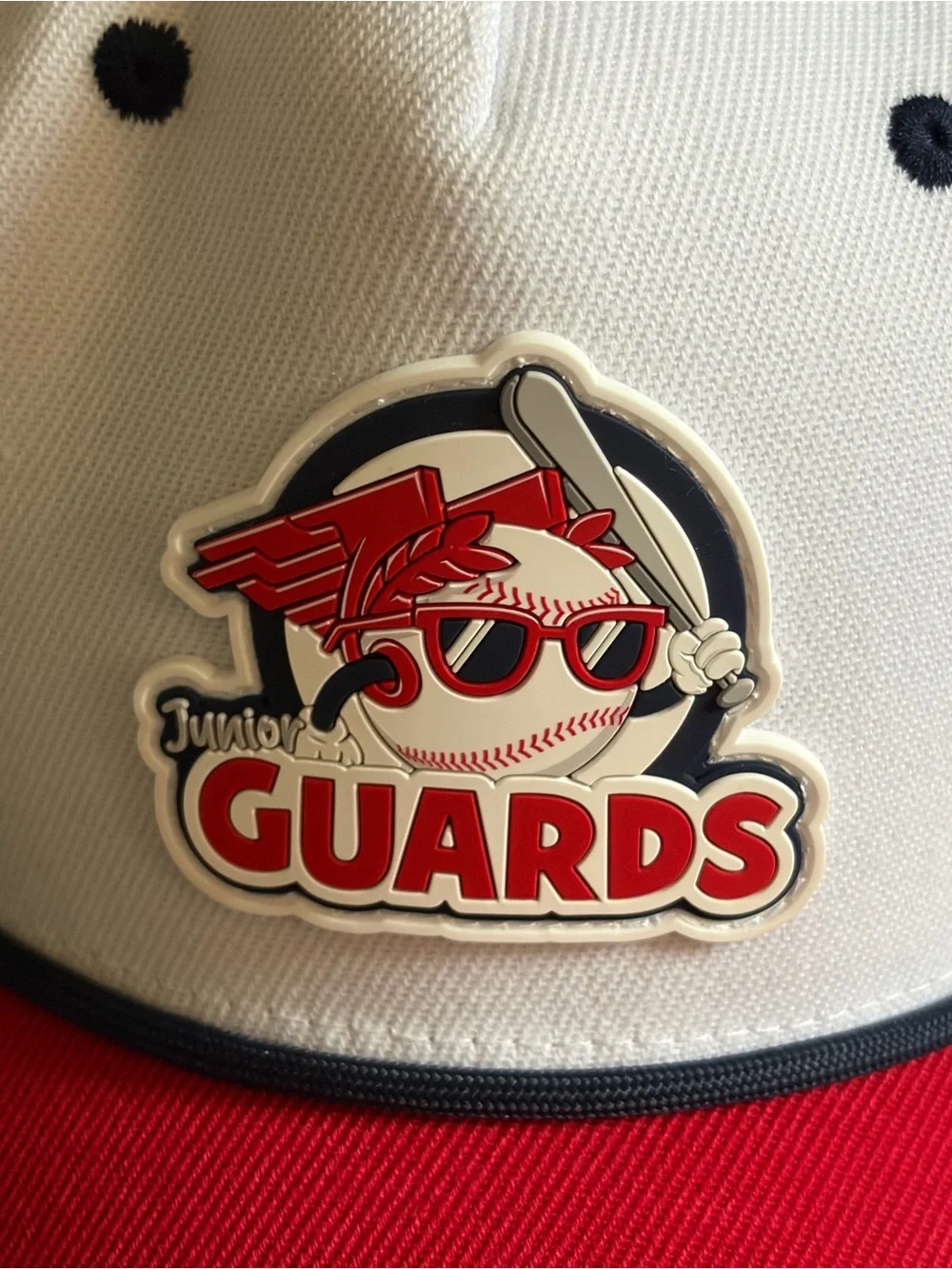 Cleveland Junior Guards Red and White Kids Baseball Cap